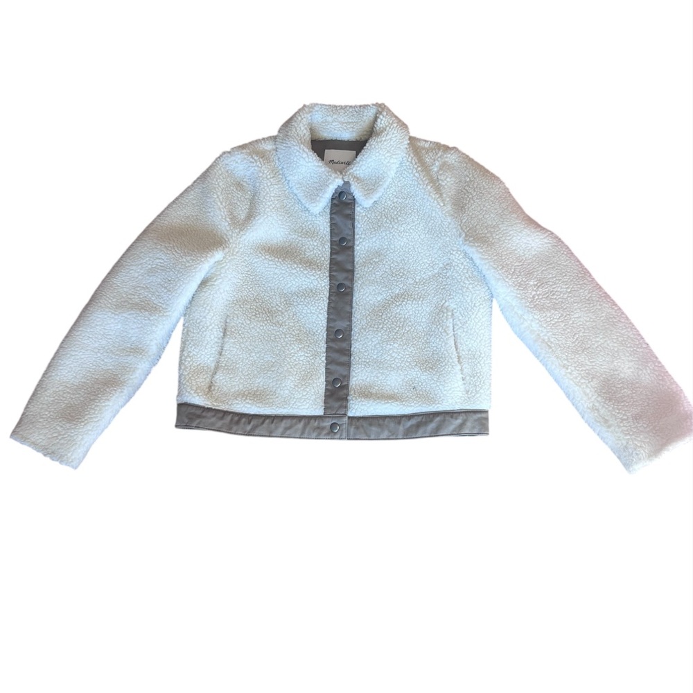 Madewell Cream Teddy Jacket - Picture 5 of 9